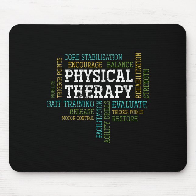 Pta Physical Motivational Therapy Gift Physical Th Mouse Mat (Front)