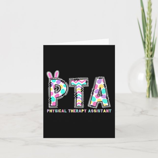 Pta Physical Therapy Istant Bunny Easter Pt Therap Card (Front)