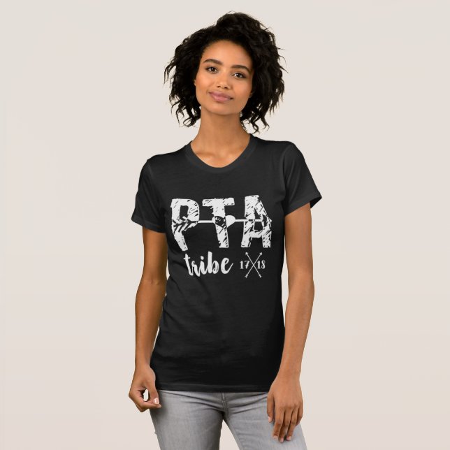 PTA Tribe Heart (White) T-Shirt (Front Full)