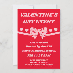 PTA Valentine’s Day Event Invitation