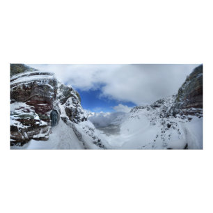 Ptarmigan Pass Tunnel North-Glacier National Park Photo Print