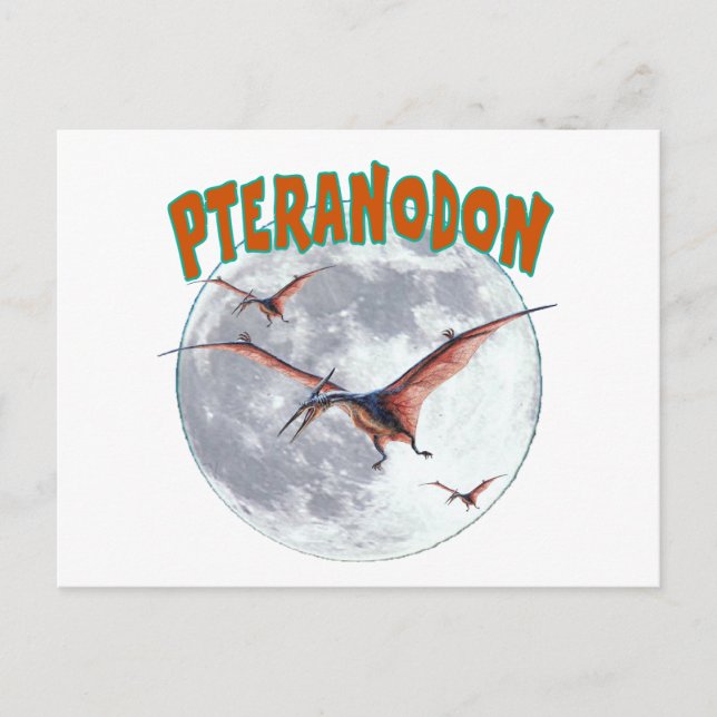 Pteranodon dinosaur postcard (Front)