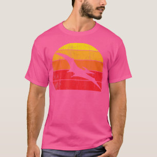 Pteranodon Vintage Retro Sunset Gift For Dinosaur T-Shirt