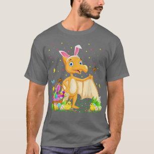 Pterodactyl Bunny Egg Hunting Pterodactyl Bird Eas T-Shirt