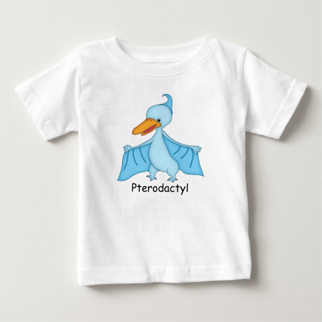 Pterodactyl Dinosaur Baby T-Shirt (Front)