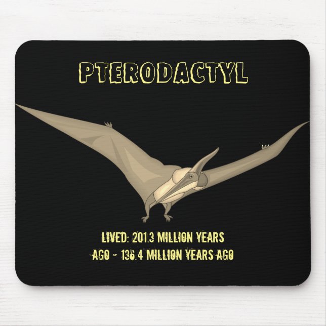Pterodactyl Dinosaur Mouse Mat (Front)