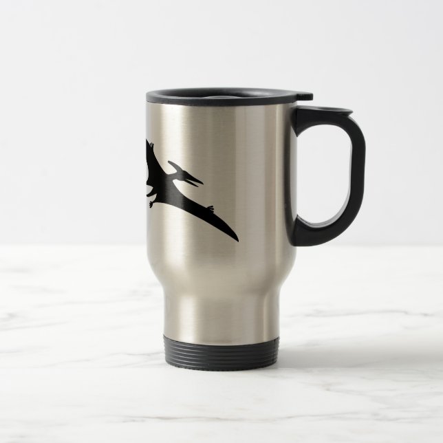 Pterodactyl Dinosaur Travel Mug (Right)
