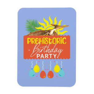 Pterodactyl Prehistoric Birthday Party Magnet
