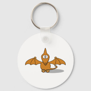Pterodactyl Toony Art Key Ring