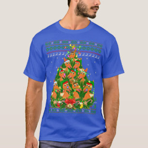Pterodactyl Xmas Lighting Tree Pterodactyl Ugly Ch T-Shirt