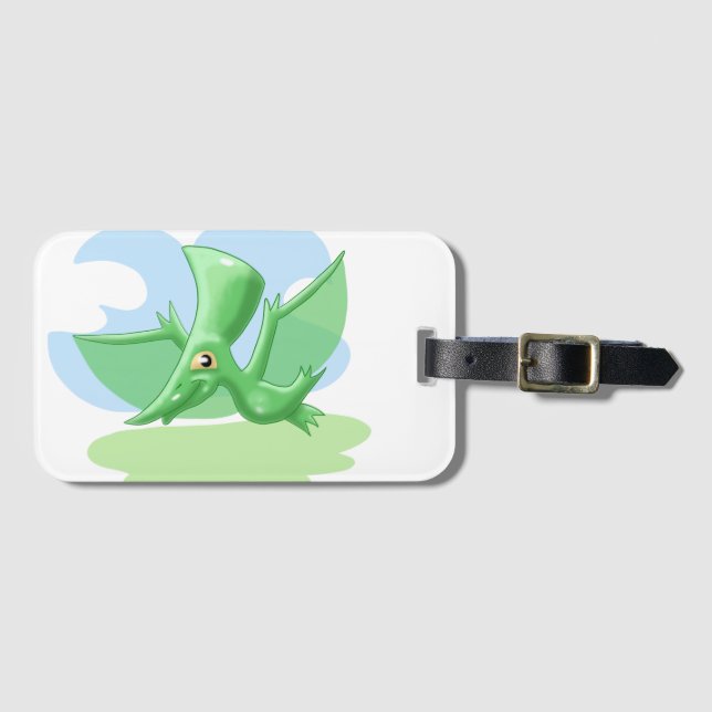 Pterosaur Luggage Tag (Front Horizontal)