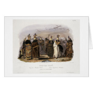 Ptihn-Tak-Ochata, Dance of the Mandan Women, plate