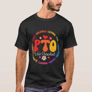 Pto Vice President Back To School Matching Parent T-Shirt