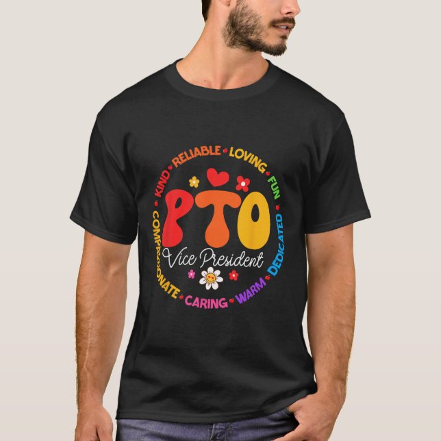 Pto Vice President Back To School Matching Parent  T-Shirt (Front)
