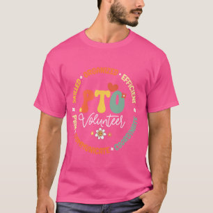 PTO Volunteer Back to School Matching Group Parent T-Shirt