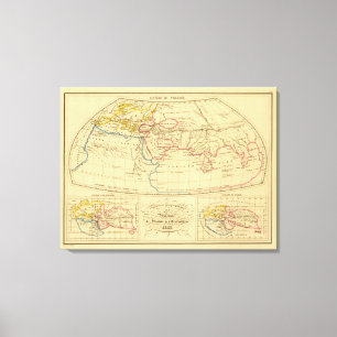 Ptolemy's Geography Canvas Print