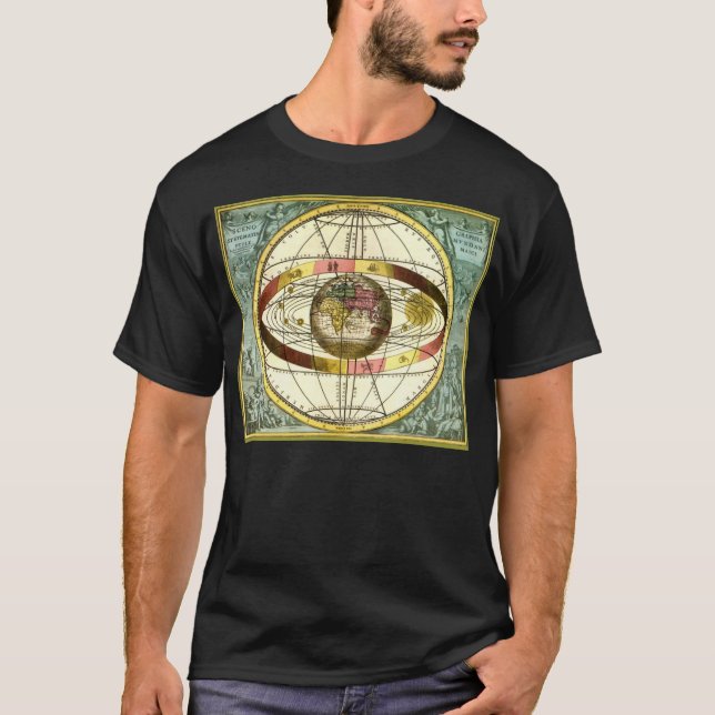 Ptolemy's Universe DARK T-Shirt (Front)