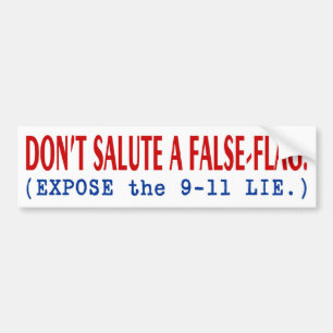 PTP's "False-Flag" Bumper Sticker - Style A