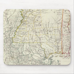 Pts of Louisiana, Ark, Miss, Ala, Florida Mouse Mat