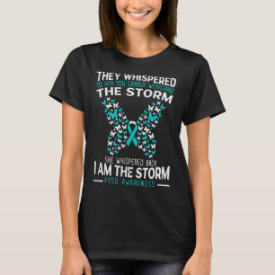 Ptsd Awareness Butterfly Posttraumatic Stress Diso T-Shirt