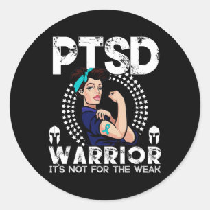 Ptsd Awareness For Men Women Warrior Awareness Gif Classic Round Sticker
