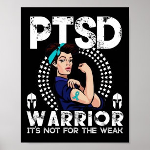 Ptsd Awareness For Men Women Warrior Awareness Gif Poster