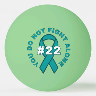 PTSD AWARENESS Glow-in-the-Dark Ping Pong Ball