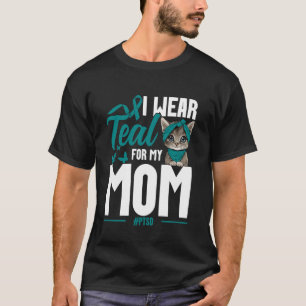 PTSD Awareness Mama Cat Mum Survivor PTSD Awarenes T-Shirt