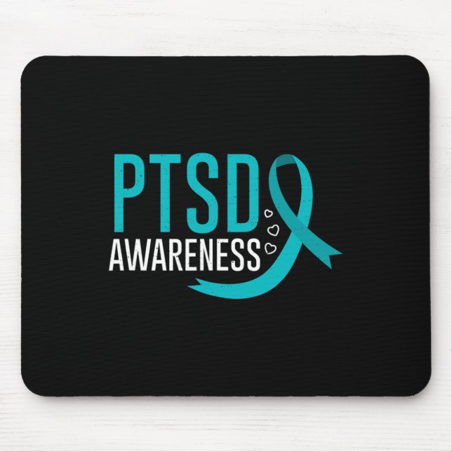 Ptsd Awareness Mental Health Post Traumatic Stress Mouse Mat (Front)