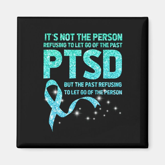 Ptsd Awareness Month Let Go Support Veterans Menta Magnet (Front)
