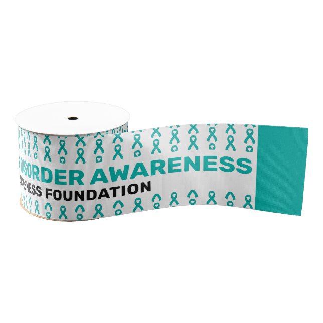 PTSD Awareness Pattern Ribbon Grosgrain Ribbon (Spool)