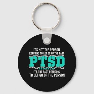 Ptsd Awareness Ptsd Awareness Teal Ribbon Key Ring