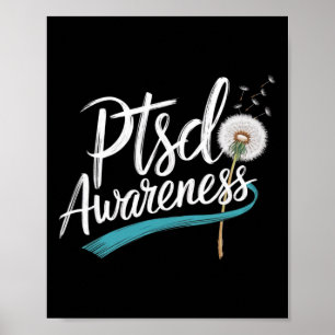 Ptsd Awareness Supportive Warriors Mental Health A Poster