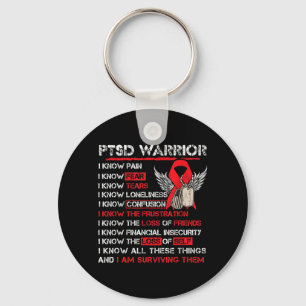 Ptsd Awareness Usa Flag Post Traumatic Stress Key Ring