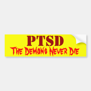 PTSD BUMPER STICKER