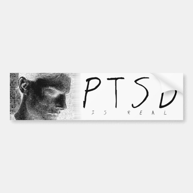 PTSD Bumper Sticker (Front)