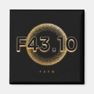 PTSD Mental Health Awareness F43.10 Magnet