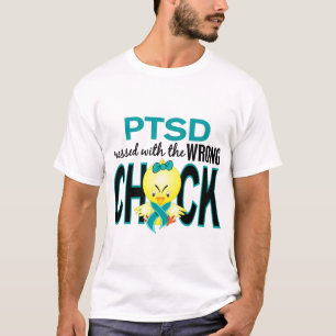 PTSD Messed With Wrong Chick T-Shirt