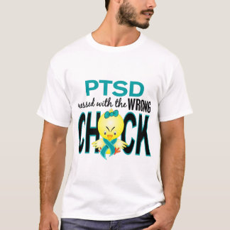 PTSD Messed With Wrong Chick T-Shirt