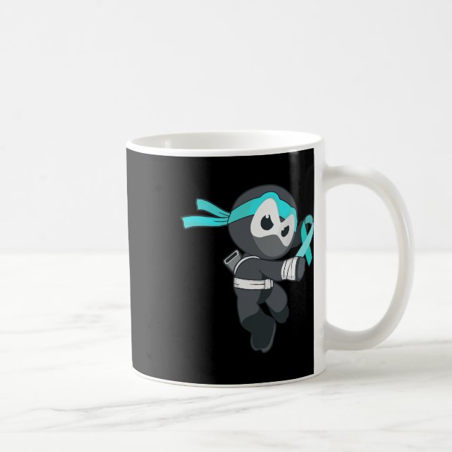 Ptsd Ninja Post Traumatic Stress Disorder Awarenes Coffee Mug (Right)