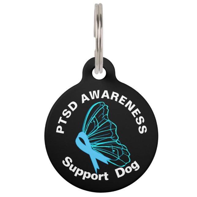 PTSD Service Dog Pet Tag (Front)