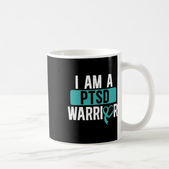 Ptsd Warrior Post Traumatic Stress Disorder Awaren Coffee Mug (Right)