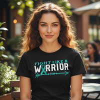 PTSD Warrior Teal Ribbon Awareness