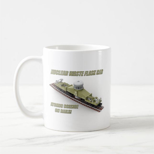 PTW American Nuclear Flask Car Dual-Sided Mug (Left)