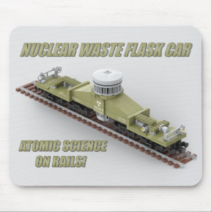 PTW American Nuclear Waste Flask Car Mouse Mat