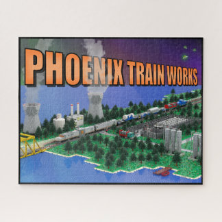 PTW Atomic Train and Powerplant Scene Jigsaw Puzzle