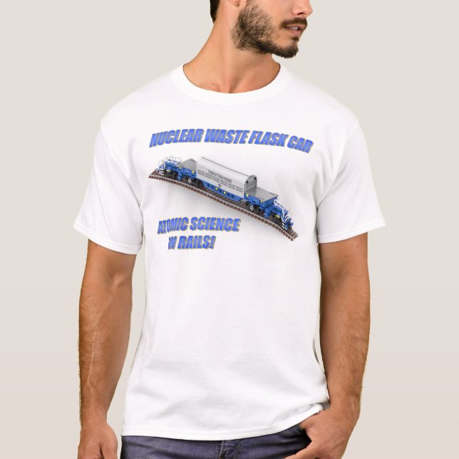 PTW British Nuclear Waste Flask Car T-Shirt (Front)