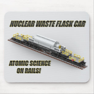 PTW East European Nuclear Waste Flask Car Mouse Mat