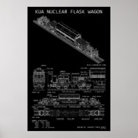 PTW KUA Nuclear Flask Train Wagon "Blueprint"