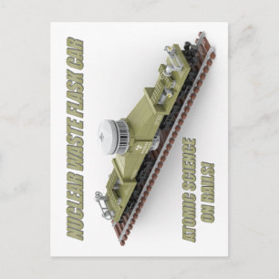 PTW Modern American Nuclear Flask Car Postcard